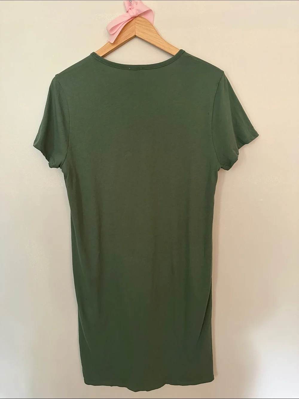 J. Crew Olive Green Crewneck Tshirt Dress